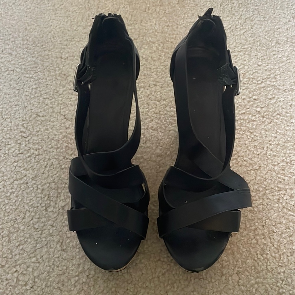 Express Black Wedges, Needs Repairs, Women’s Size 8